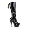 Pleaser - DELIGHT2029 Plateau Laarzen - Zwart Product image